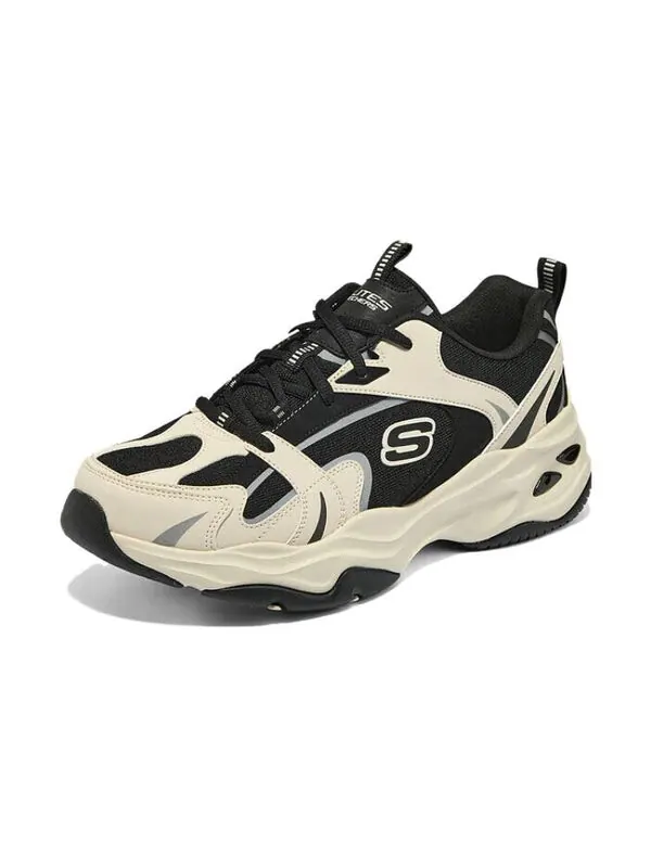 Кроссовки dlites 4.0 'beige black' Skechers — изображение 2 из 4, бежевый/черный