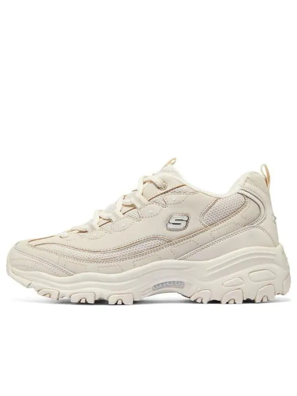 Кроссовки d'lites 1.0 chunky shoes 'cream white' Skechers — изображение 1 из 2, белый