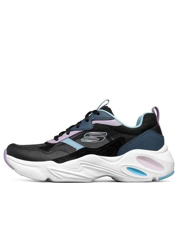 Кроссовки stamina airy low-top running shoes black/blue Skechers — изображение 1 из 4, черный/синий