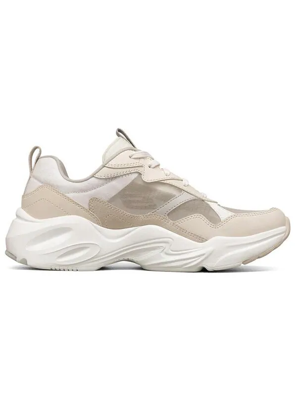 Кроссовки stamina airy running shoes cream-white Skechers — изображение 2 из 4, белый