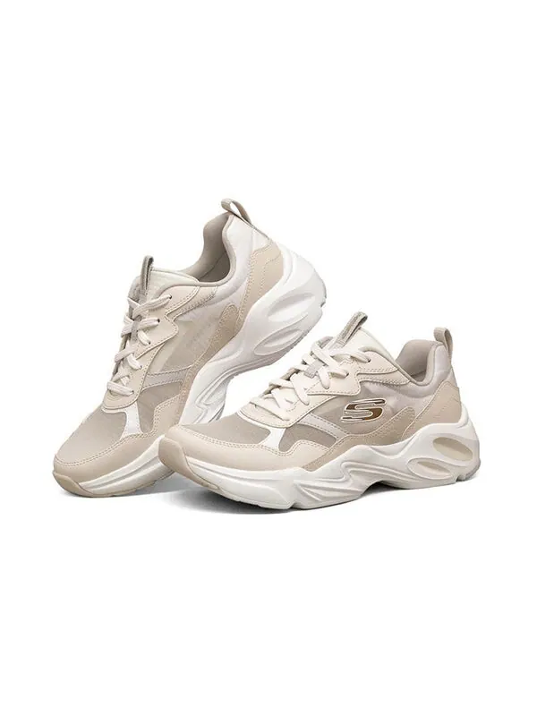 Кроссовки stamina airy running shoes cream-white Skechers — изображение 3 из 4, белый