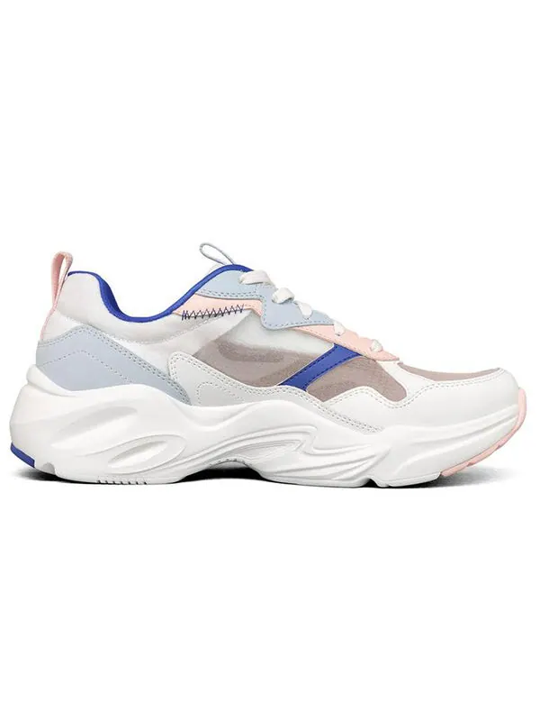 Кроссовки stamina airy low top running shoes white/multi Skechers — изображение 2 из 4, белый