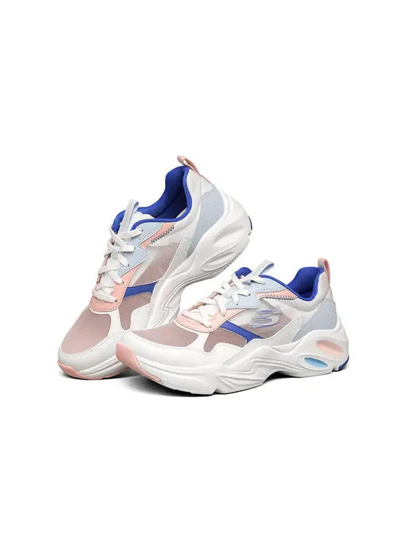 Кроссовки stamina airy low top running shoes white/multi Skechers — изображение 3 из 4, белый