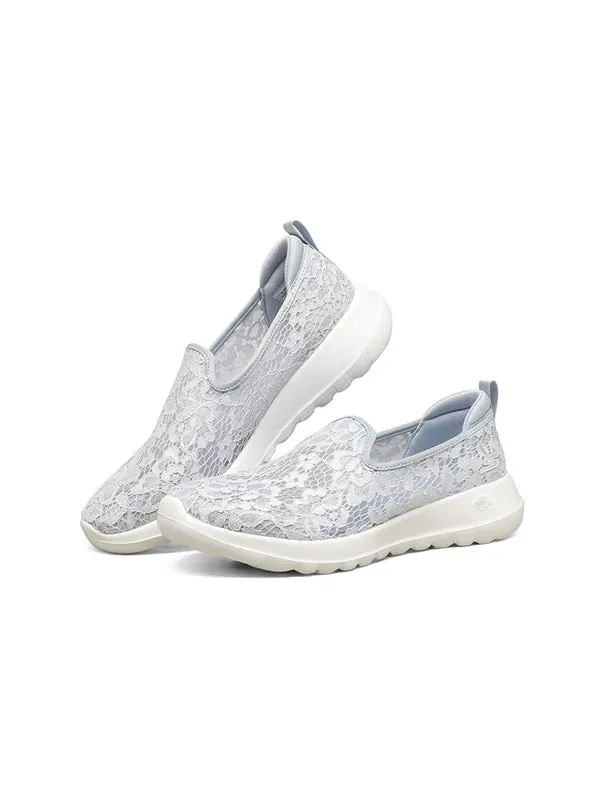 Кроссовки go walk joy 'grey white' Skechers — изображение 3 из 4, серый/белый