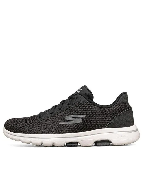 Кроссовки go walk 5 black Skechers — изображение 1 из 4, черный/белый
