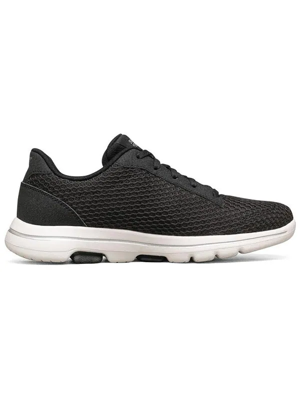 Кроссовки go walk 5 black Skechers — изображение 2 из 4, черный/белый