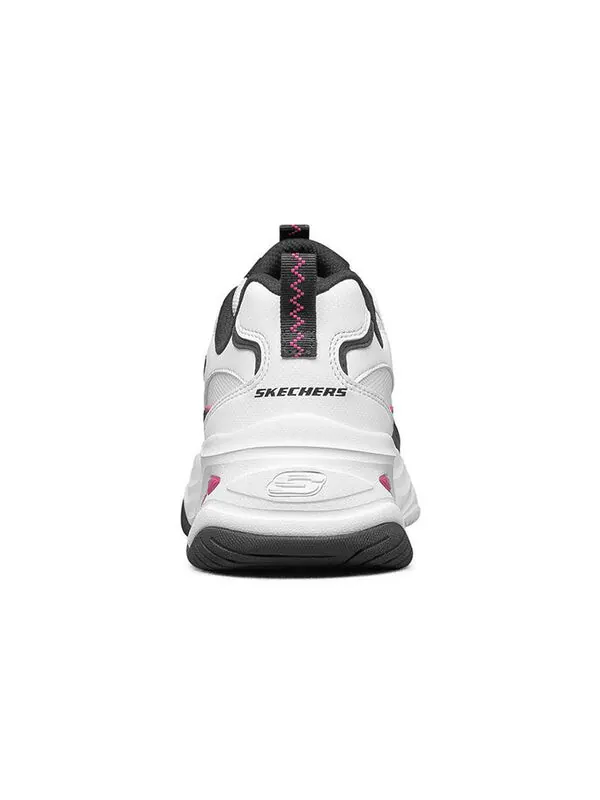 Кроссовки d'lites 4.0 low running shoes gs white/black/pink Skechers — изображение 4 из 4, белый/черный/розовый