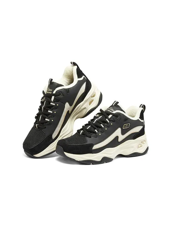 Кроссовки dlites 4.0 'black gold' Skechers — изображение 3 из 4, черный/золотистый