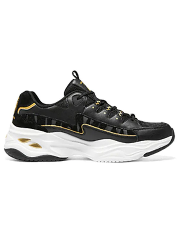 Кроссовки d'lites 'black' Skechers — изображение 2 из 4, черный/белый/оранжевый