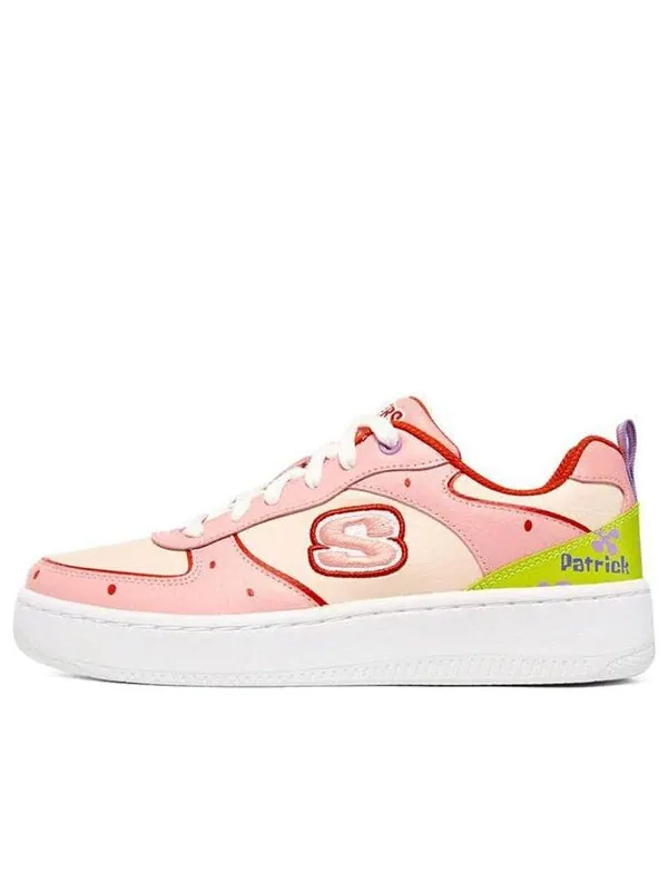 Кроссовки x spongebob sport court 92 'pink green white' Skechers — изображение 1 из 1