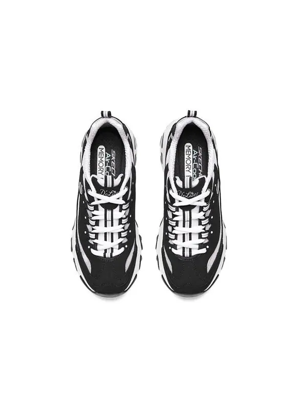 Кроссовки dlites 1.0 'black white' Skechers — изображение 3 из 4, черный/белый