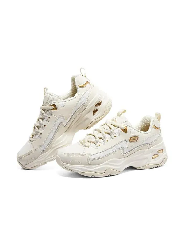 Кроссовки d'lites 4.0 'white gold' Skechers — изображение 3 из 4, белый/золотистый