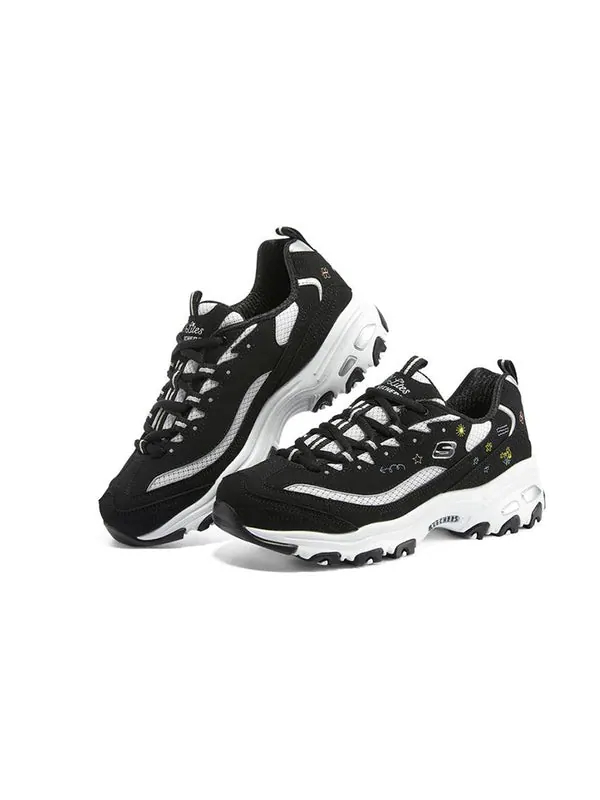 Кроссовки d'lites 1.0 'black white' Skechers — изображение 3 из 4, черный/белый