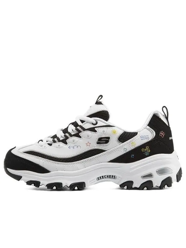 Кроссовки d'lites 1.0 'white black' Skechers — изображение 1 из 4, белый/черный