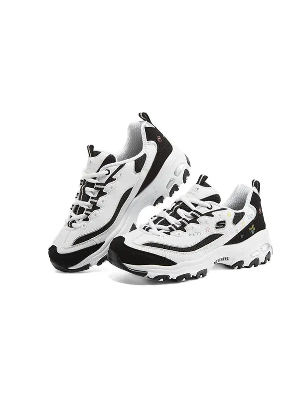 Кроссовки d'lites 1.0 'white black' Skechers — изображение 3 из 4, белый/черный