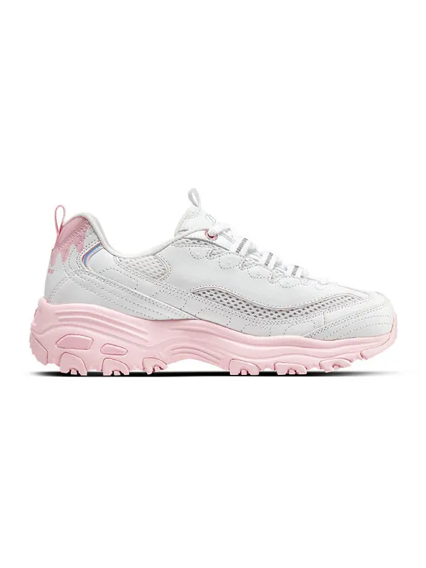 Кроссовки d'lites 1.0 'white pink' Skechers — изображение 2 из 4, белый розовый