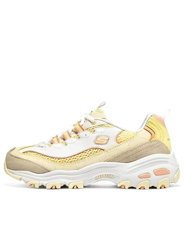 Кроссовки d'lites 1.0 'yellow' Skechers — изображение 1 из 4, желтый/коричневый/белый