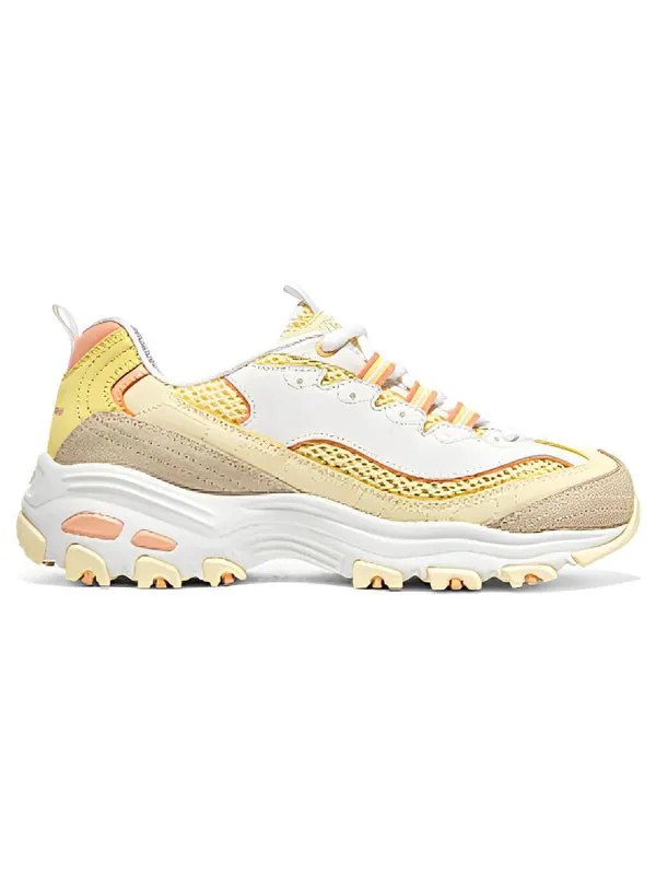 Кроссовки d'lites 1.0 'yellow' Skechers — изображение 2 из 4, желтый/коричневый/белый