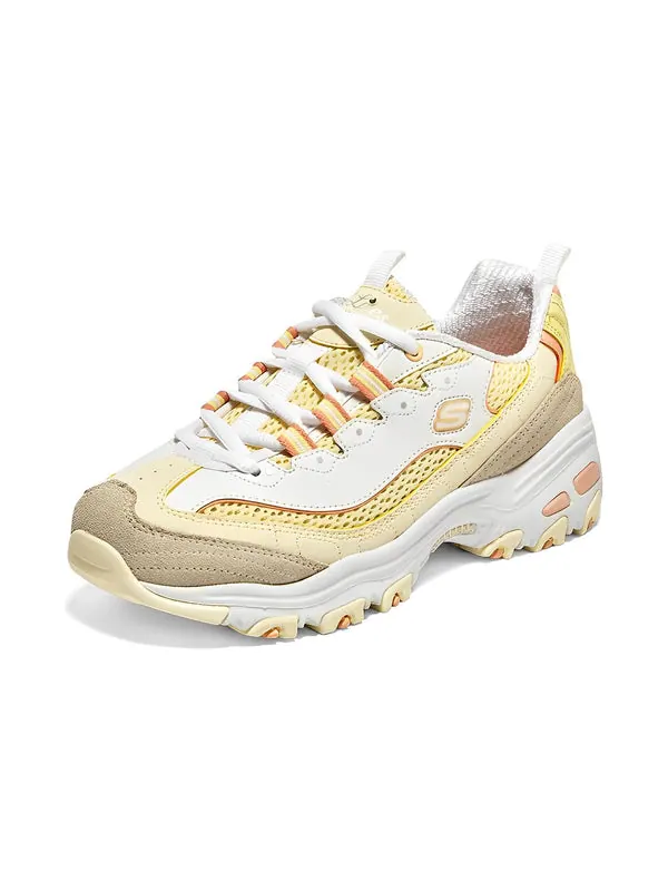 Кроссовки d'lites 1.0 'yellow' Skechers — изображение 3 из 4, желтый/коричневый/белый