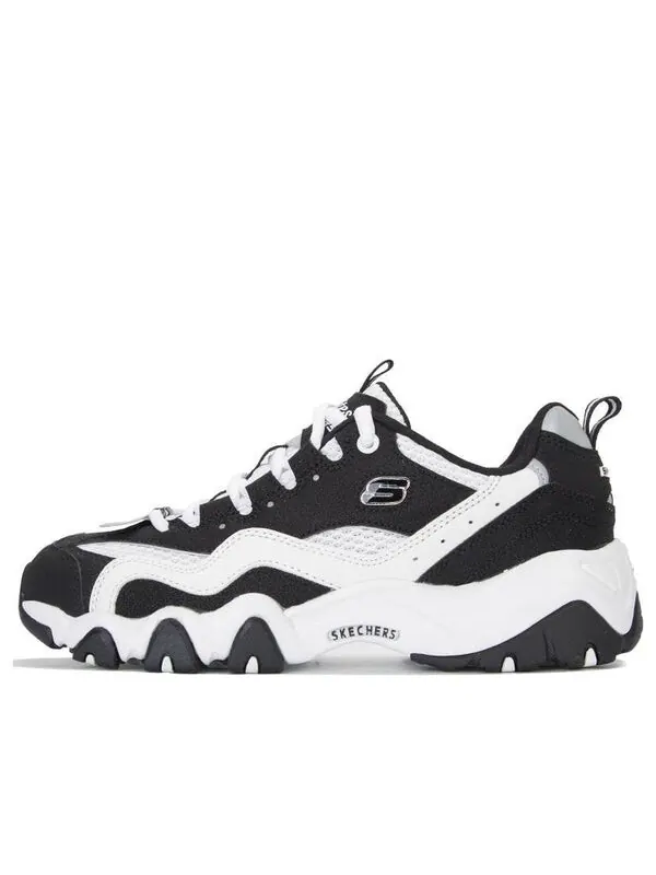 Кроссовки sport d'lites 2.0 shoes 'black white' Skechers — изображение 1 из 4, черный / белый