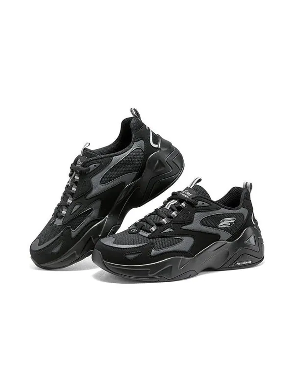 Кроссовки stamina v3 shoes 'black grey' Skechers — изображение 3 из 4, черный/серый