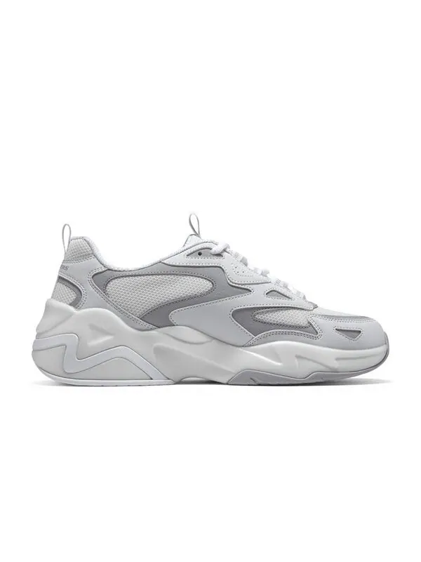 Кроссовки dlites hyper burst sneaker 'grey white' Skechers — изображение 2 из 4, серый/белый