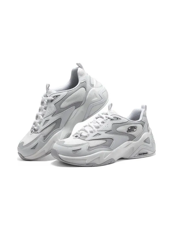 Кроссовки dlites hyper burst sneaker 'grey white' Skechers — изображение 3 из 4, серый/белый