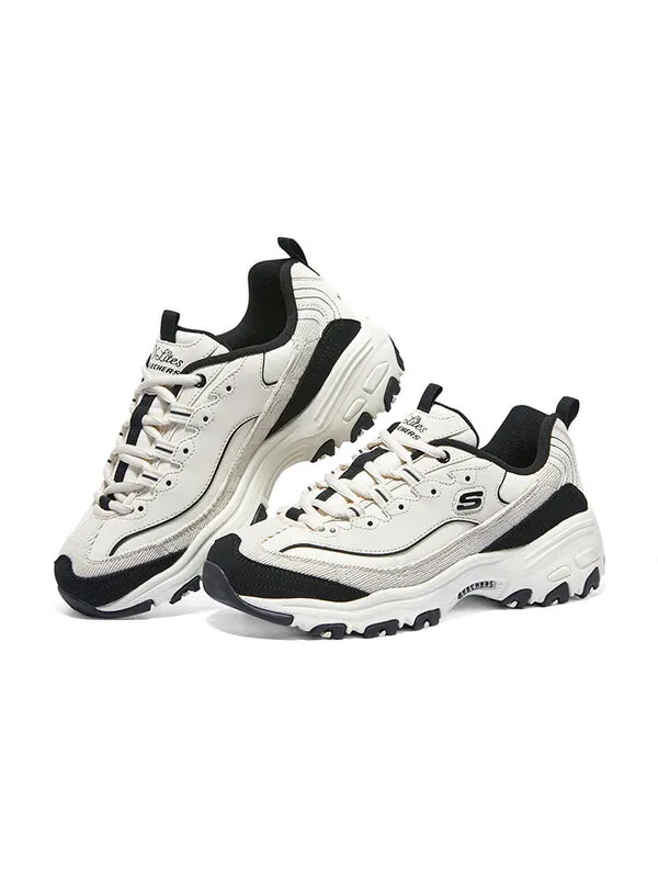 Кроссовки arch fit d'lites 'white black' Skechers — изображение 4 из 4, белый/черный