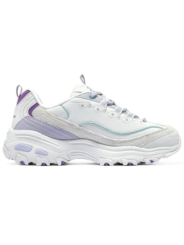 Кроссовки d'lites 1.0 sneakers 'white purple' Skechers — изображение 2 из 4, белый/фиолетовый