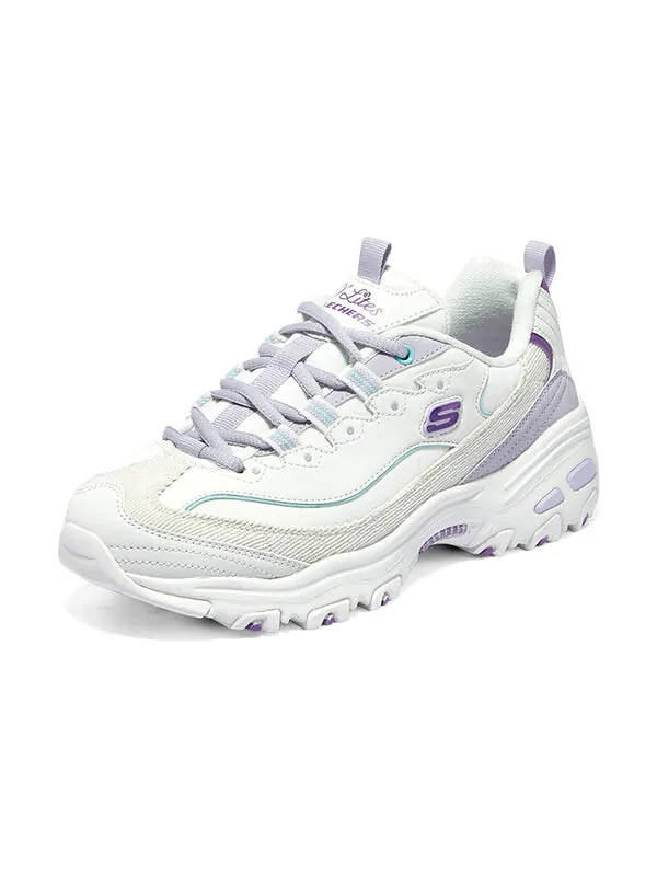 Кроссовки d'lites 1.0 sneakers 'white purple' Skechers — изображение 3 из 4, белый/фиолетовый