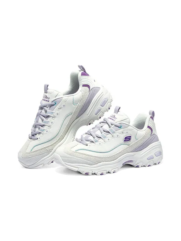 Кроссовки d'lites 1.0 sneakers 'white purple' Skechers — изображение 4 из 4, белый/фиолетовый