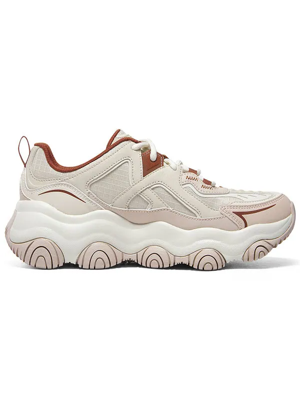 Кроссовки d'lites 1.0 sneakers 'beige pink' Skechers — изображение 2 из 4, бежевый/розовый