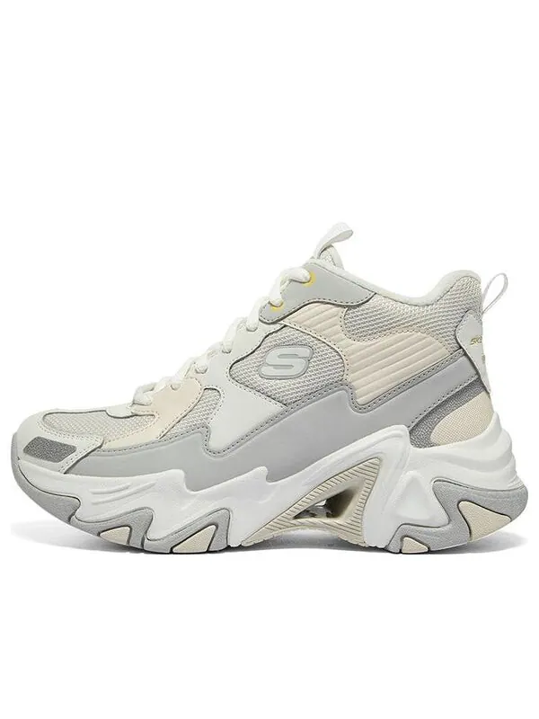 Кроссовки (WMNS) Skechers HighTop Versatile Comfort ShockAbsorbent Shoes 'Beige Grey'