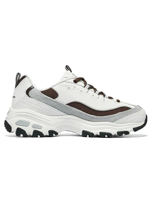 Кроссовки d'lites 1.0 shoes 'white grey brown' Skechers — изображение 2 из 4, белый/серый/коричневый