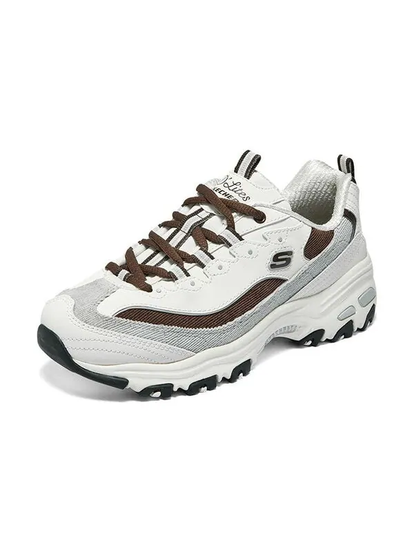Кроссовки d'lites 1.0 shoes 'white grey brown' Skechers — изображение 3 из 4, белый/серый/коричневый