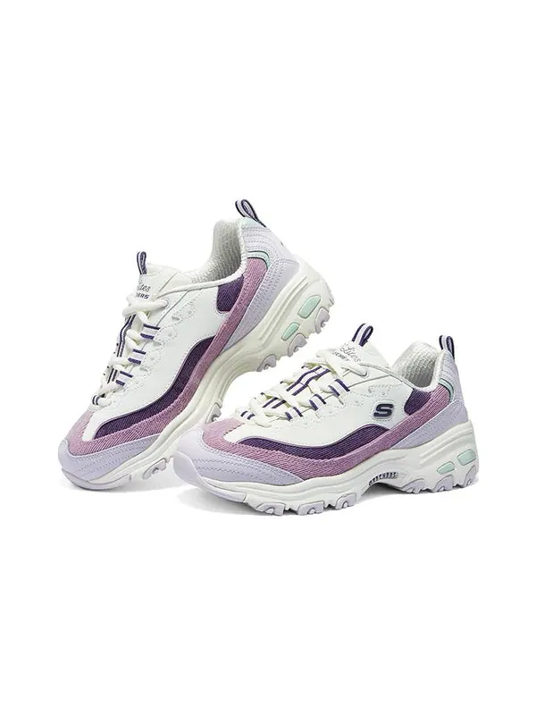 Кроссовки d'lites 1.0 shoes 'white purple lilac' Skechers — изображение 4 из 4, белый/фиолетовый
