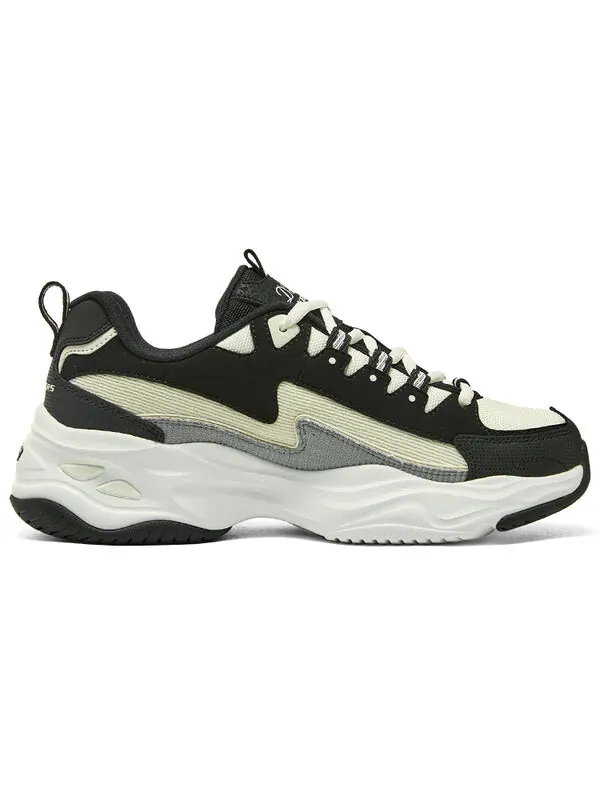 Кроссовки dlites 1.0 'black beige' Skechers — изображение 2 из 4, черный/бежевый/серый