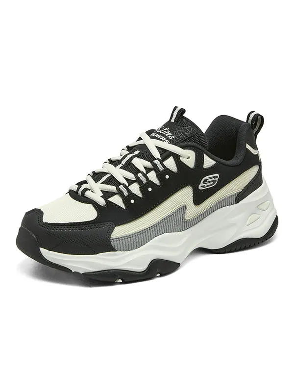 Кроссовки dlites 1.0 'black beige' Skechers — изображение 3 из 4, черный/бежевый/серый