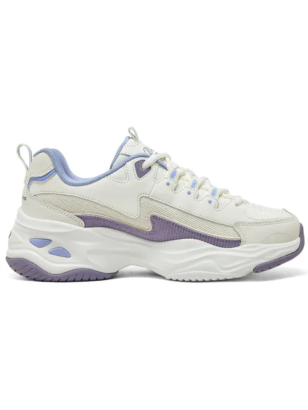 Кроссовки dlites 1.0 'beige purple blue' Skechers — изображение 2 из 4, бежевый/фиолетовый/синий