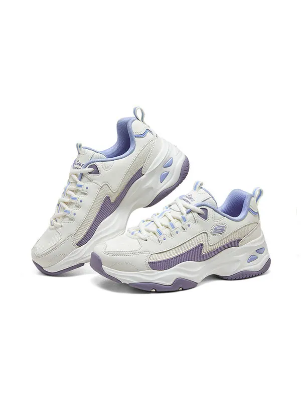 Кроссовки dlites 1.0 'beige purple blue' Skechers — изображение 4 из 4, бежевый/фиолетовый/синий