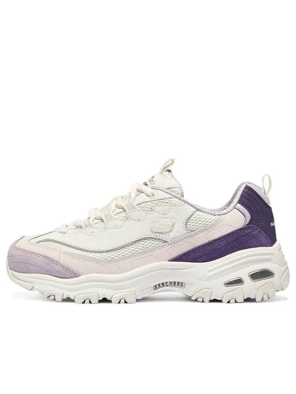 Кроссовки d'lites 1.0 shoes 'white purple pink' Skechers — изображение 1 из 4, белый/фиолетовый/розовый
