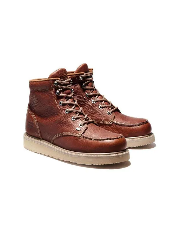 Кроссовки pro barstow 6 inch wedge work boots 'brown' Timberland — изображение 2 из 4, коричневый