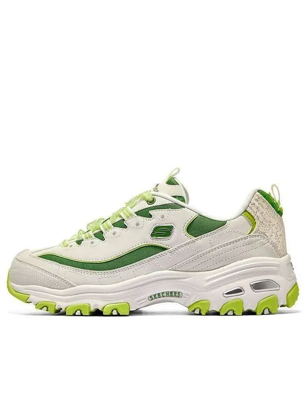 Кроссовки d'lites 1.0 chunky sneakers 'beige green' Skechers — изображение 1 из 4, бежевый/зеленый