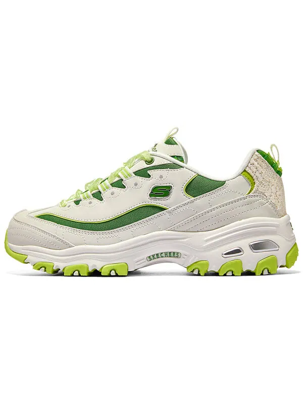 Кроссовки d'lites 1.0 chunky sneakers 'beige green' Skechers — изображение 2 из 4, бежевый/зеленый