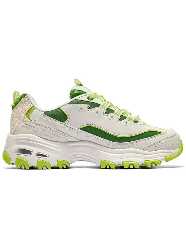 Кроссовки d'lites 1.0 chunky sneakers 'beige green' Skechers — изображение 3 из 4, бежевый/зеленый