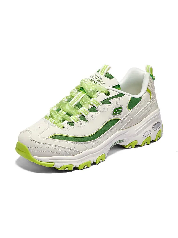 Кроссовки d'lites 1.0 chunky sneakers 'beige green' Skechers — изображение 4 из 4, бежевый/зеленый