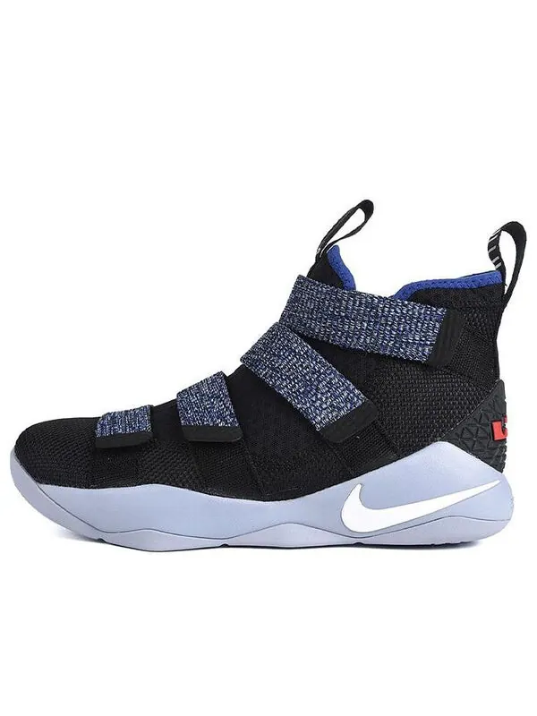 Кроссовки lebron soldier xi Nike — изображение 1 из 4, черный глубокий синий