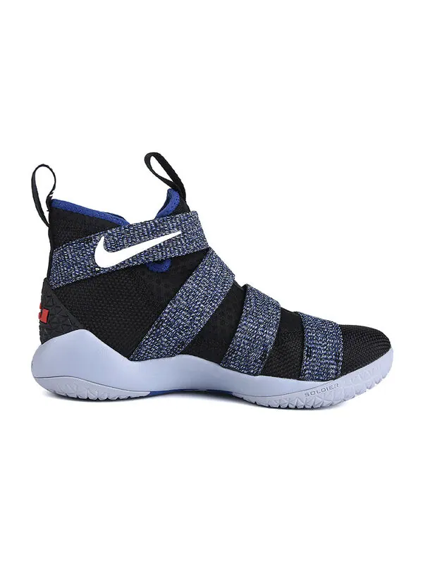 Кроссовки lebron soldier xi Nike — изображение 2 из 4, черный глубокий синий