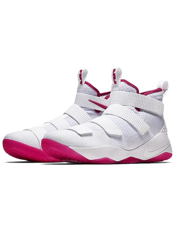 Кроссовки lebron soldier xi ep Nike — изображение 2 из 4, белый/розовый