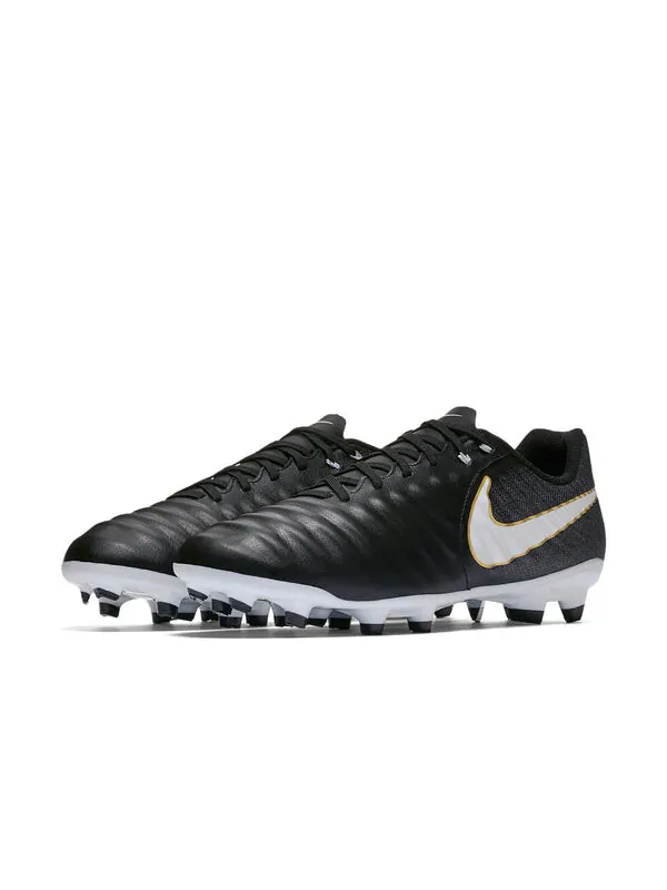 Кроссовки tiempo ligera iv fg Nike — изображение 3 из 4, черный/белый/золотистый